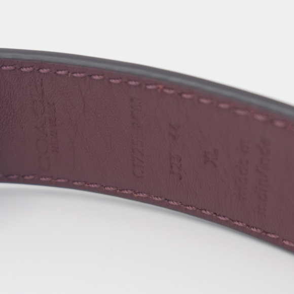 NWT COACH 1941 Red Signature Buckle Belt C1725 - Picture 7 of 7